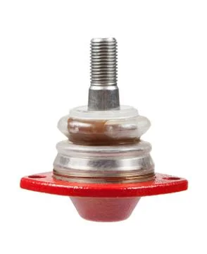 Ball joint under the white background Stock Photos
