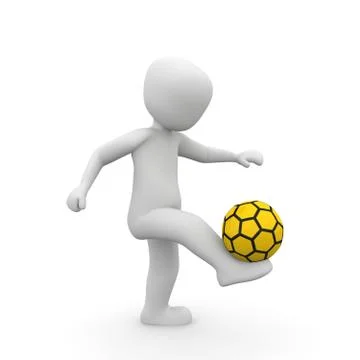 Ball juggling black Stock Illustration