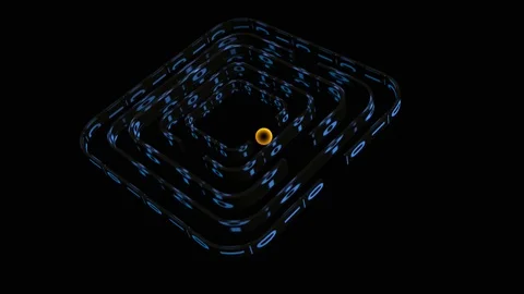 Ball in labirinth Stock Footage 106470052