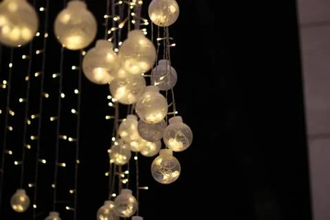 Ball with the light inside Foto stock