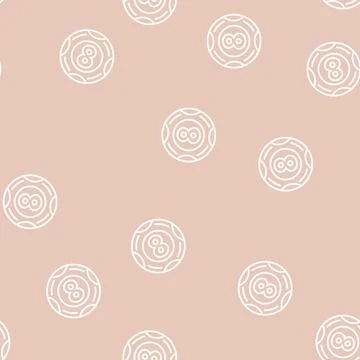 Ball lotto line seamless pattern Stock Illustration