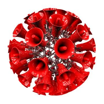 Ball of loud Stock Illustration