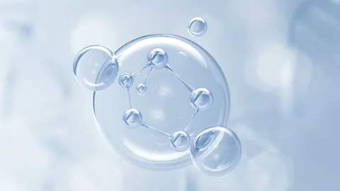 Ball Molecule Stock Footage 194258322