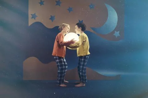 Ball as a moon Fotos Stock