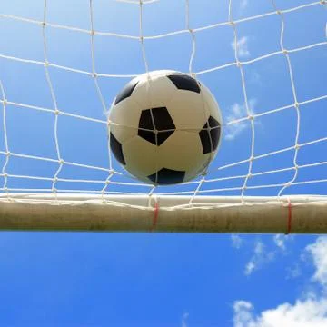 A ball on a net Stock Photos