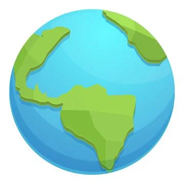 Ball network planet icon cartoon vector. Circle space web Stock Illustration
