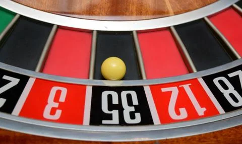 Ball in number thirty five Stock Photos