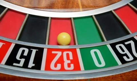 Ball in number thirty two Stock Photos