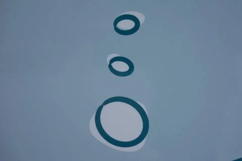 Ball or round shaped object, pattern and texture on a surface ball or roun... Stockfoto's