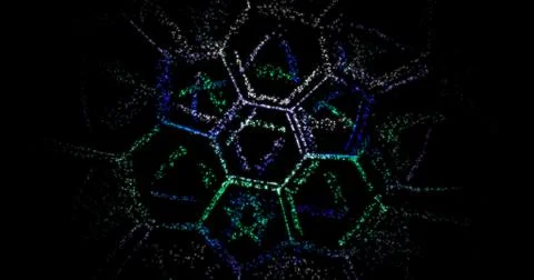 Ball particles 库存插图