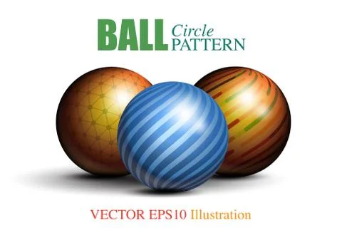 Ball pattern 스톡 일러스트