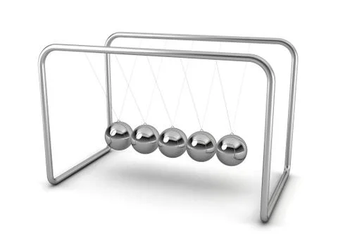 Ball pendulum Stock Illustration