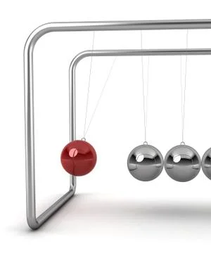 Ball pendulum Stock Illustration
