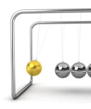 Ball pendulum Stock Illustration
