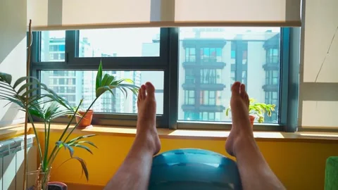 Ball Pilates Stock Footage 194493783