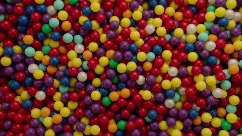 Ball Pit Ball Pool Ball Pond Medium Shot Panning Left Vídeo Stock 236244429