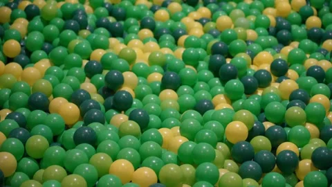 Ball pit in kid playground. 動画素材 225028425