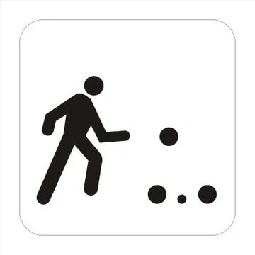 Ball play icongraphic Illustrazione stock