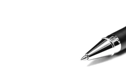 A ball point pen closeup Stock Photos