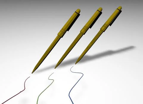 Ball point pen Stock Illustration