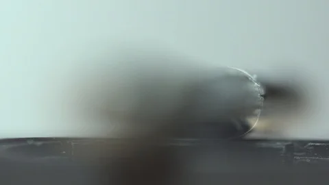 Ball point pen macro rack focus isolated  Stock Footage 119120203