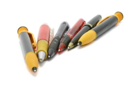 Ball point pens Stock Photos
