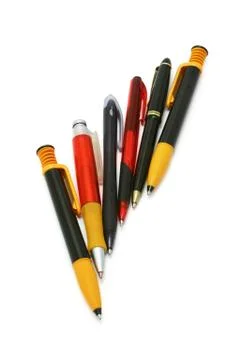 Ball point pens Stock Photos
