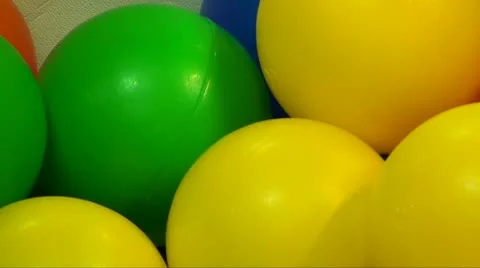 Ball pool Stock Footage 10155615