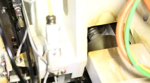 Ball Screw is a high-efficiency feed screw Stock Footage 64622113