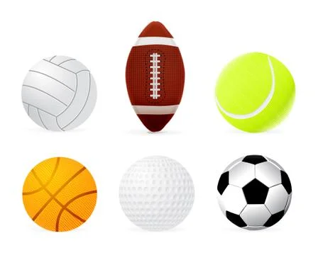 Ball set Stock Illustration