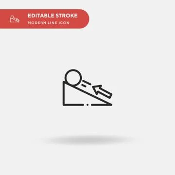 Ball Simple vector icon. Illustration symbol design template for web mobile U Illustrazione stock