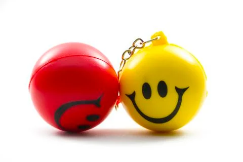 Ball with smile Stock Photos