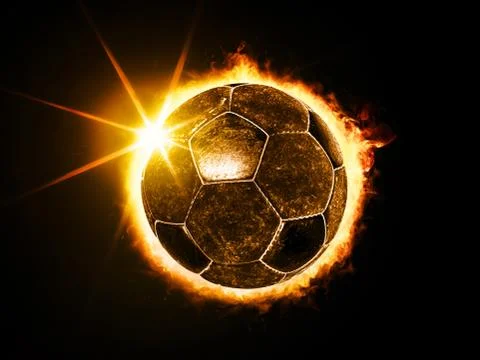Ball like solar eclipse Stock Illustration