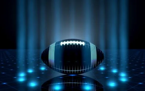Ball On Spotlit Stage Stock Illustration