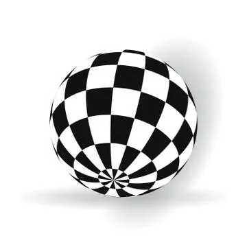 Ball with squares Stock Illustration