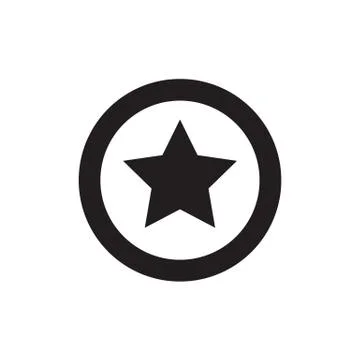 Ball star icon Stock Illustration