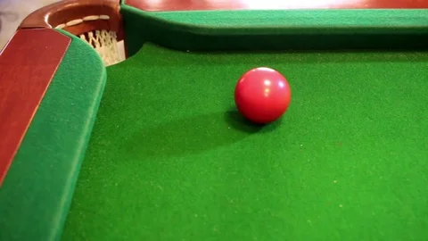 The ball stops in front of the pocket after unsuccessful shot Video stock 72634270