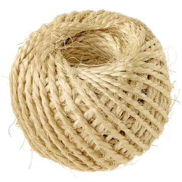 Ball of thick rough rope Stock Photos
