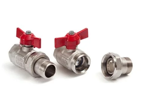 Ball valves 库存照片