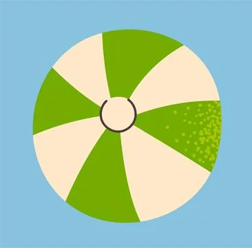 Ball vector element of summer beach vacation Stock Illustration