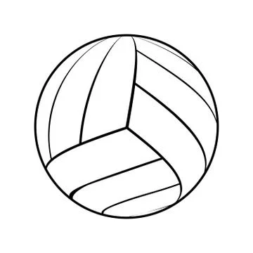 Ball for volleyball Stock Illustration