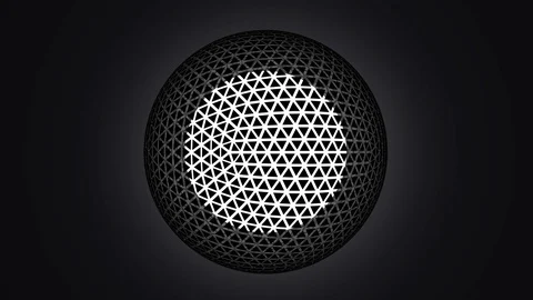 Ball which separates the shell and underneath the glowing core Stock-Footage 108635979