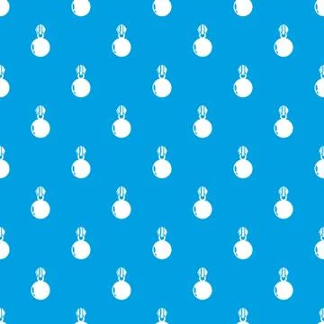 Ball zip pattern seamless blue Stock Illustration