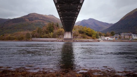 Ballachulish Bridge Timelapse 库存影片 117492303