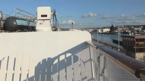 Ballard Locks Cruise Ship Stock-Footage 33604651