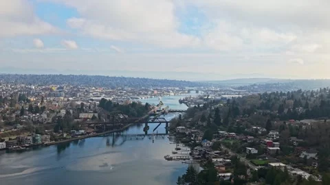 Ballard Locks, Seattle Washington 2 Stock Footage 330550446