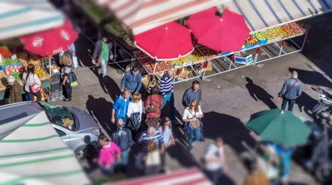 Ballaro market Stock Footage 65494581