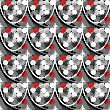 Bälle abstract seamless vector pattern with dots Copyright: xZoonar.com/an.. Foto stock