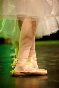 Ballerina dancing Stock Photos