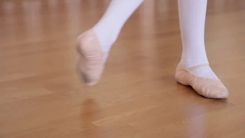 Ballerina dancing pointe dance Stock Footage 101978237